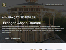Tablet Screenshot of ankaracatisistemleri.com